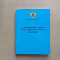 Image of Undang Undang Dasar Negara Republik Indonesia Tahun 1945